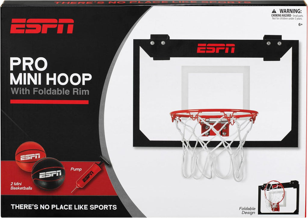 ESPN Pro Mini Basketball Hoop With Foldable Rim product image 2, provided for visual reference and product detail review