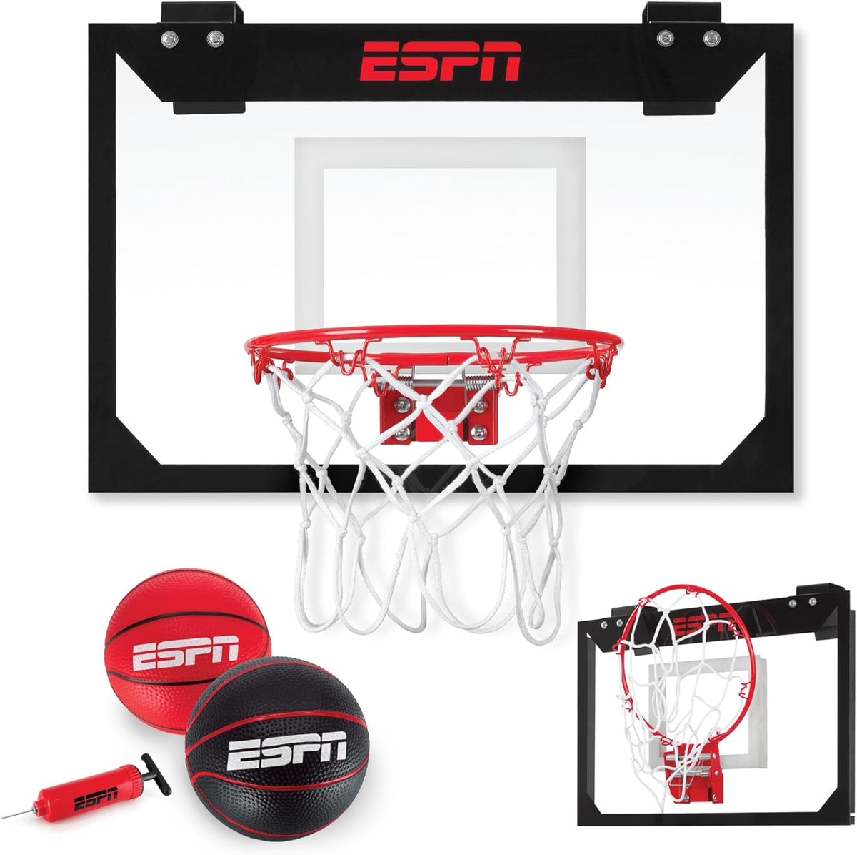 ESPN Pro Mini Basketball Hoop With Foldable Rim product image 1, provided for visual reference and product detail review