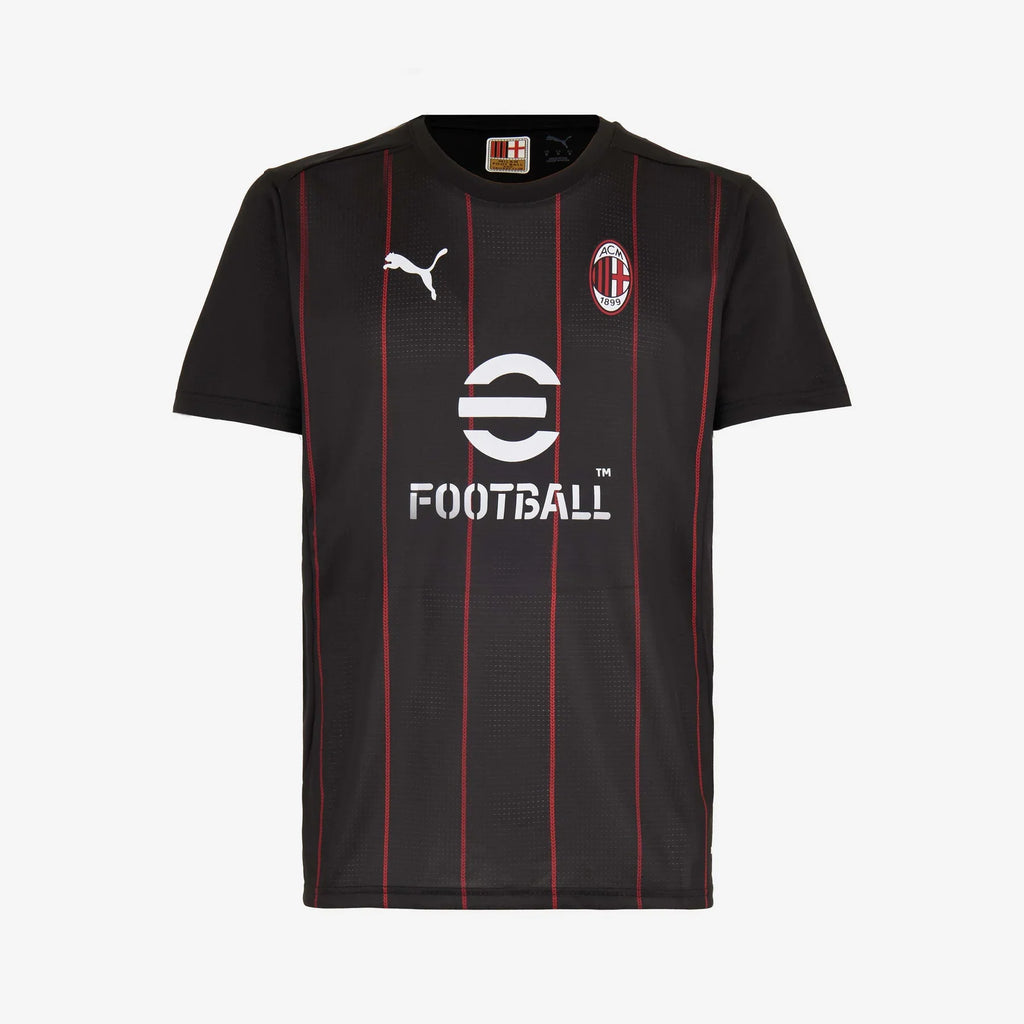 AC Milan Serie A Puma Men Black 2024/25 Pre-Match Jersey product image 1, provided for visual reference and product detail