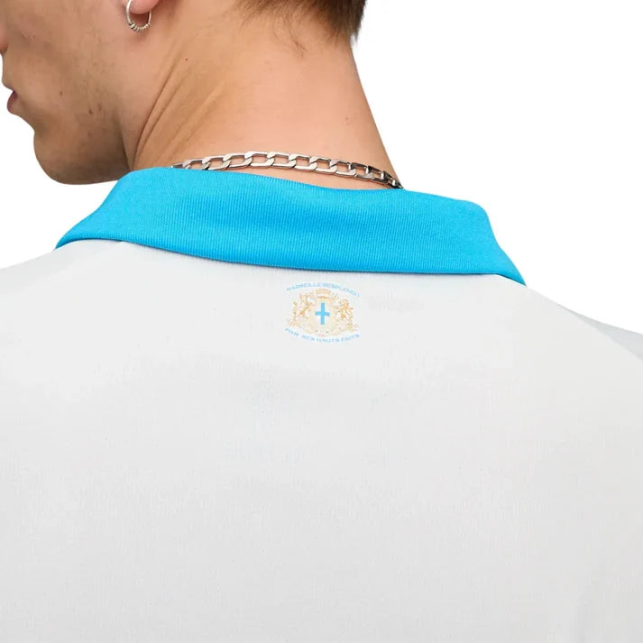 Olympique de Marseille Ligue 1 Puma Men White 2025/26 Replica Home Jersey product image 4, provided for visual reference and