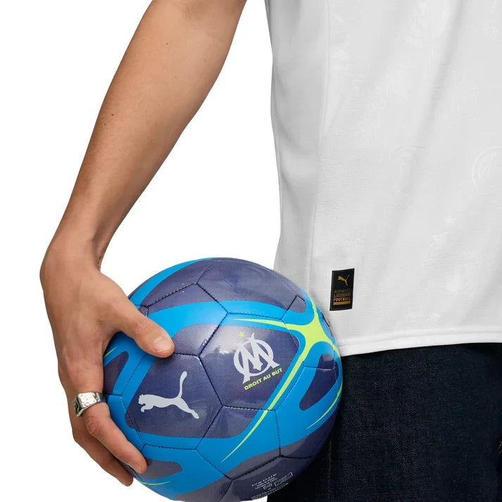 Olympique de Marseille Ligue 1 Puma Men White 2025/26 Replica Home Jersey product image 3, provided for visual reference and
