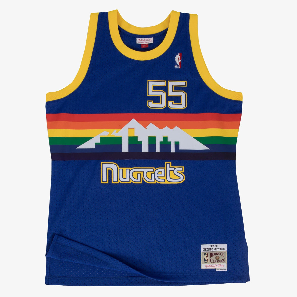 Dikembe Mutombo Denver Nuggets Swingman Road 1991-92 Jersey product image 1