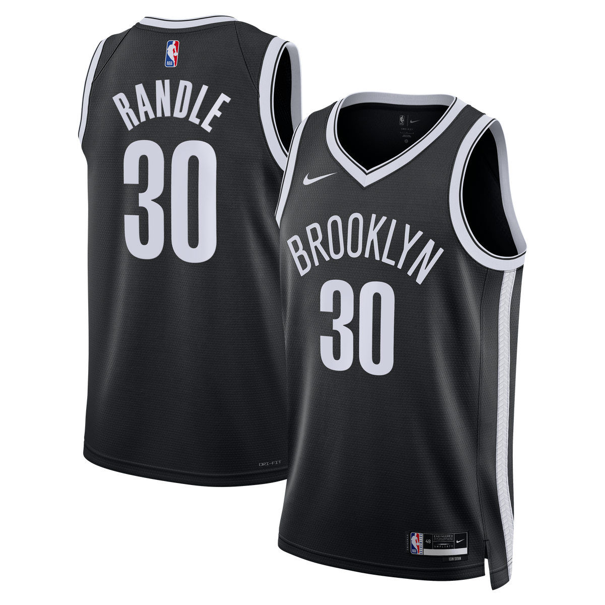 Julius Randle Brooklyn Nets Icon Swingman Black Jersey product image 2