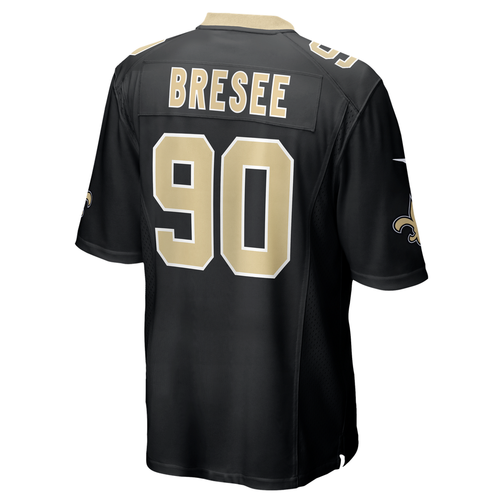 New Orleans Saints Bryan Bresee Nike Black Game Jersey product image 3