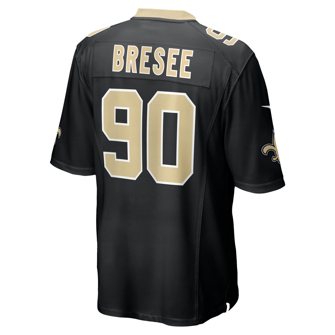 New Orleans Saints Bryan Bresee Nike Black Game Jersey product image 3