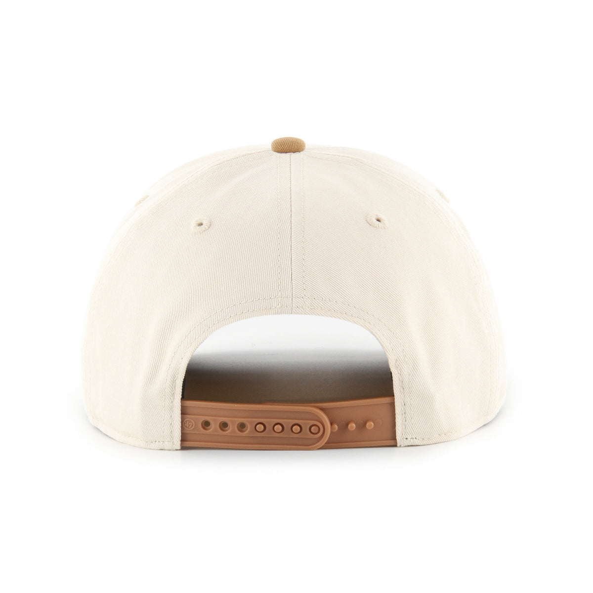 Toronto Blue Jays MLB 47 Brand Men Natural / Dune Two Tone 2003 Logo Hitch Snapback Hat product image 2, provided for visual