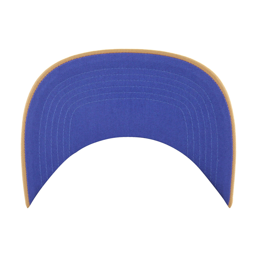 Toronto Blue Jays MLB 47 Brand Men Natural / Dune Two Tone 2003 Logo Hitch Snapback Hat product image 3, provided for visual