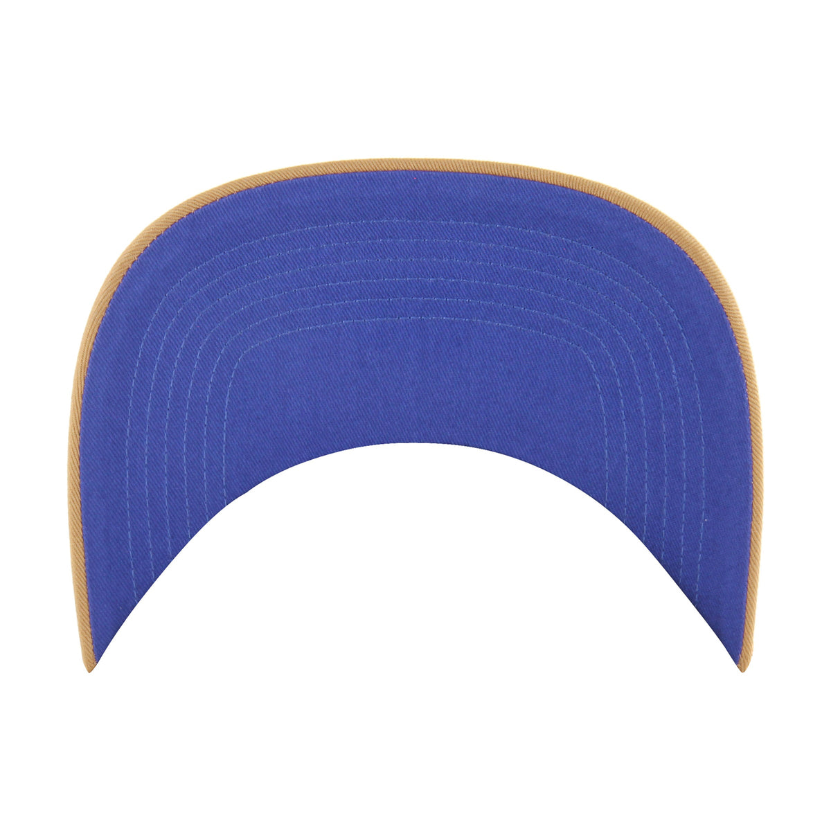 Toronto Blue Jays MLB 47 Brand Men Natural / Dune Two Tone 2003 Logo Hitch Snapback Hat product image 3, provided for visual