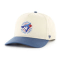Toronto Blue Jays MLB 47 Brand Men Natural / Light Blue Two Tone 1977 Logo Hitch Snapback Hat product image 1, provided for
