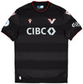 Vancouver FC CPL Macron Men Black 2025/26 Primary Match Jersey product image 1, provided for visual reference and product