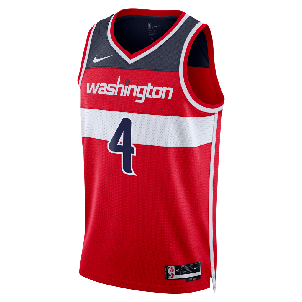 AJ Dybantsa Washington Wizards Icon Swingman Red Jersey product image 3