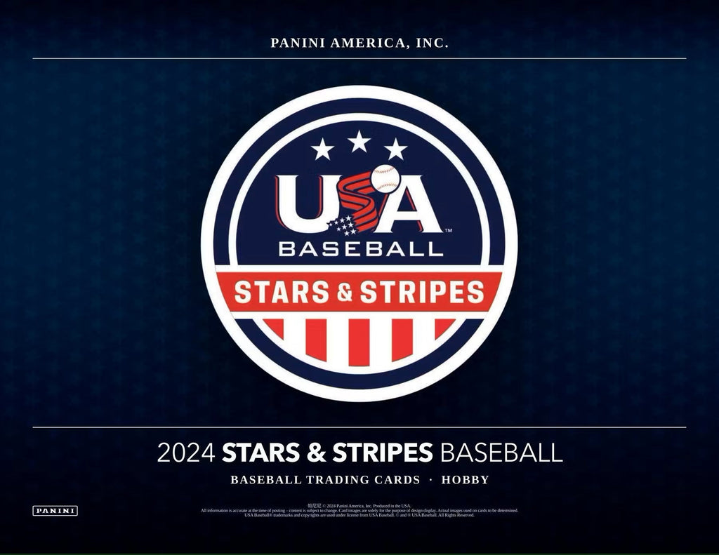 USA Baseball 2024 Panini Stars & Stripe Hobby Box Trading Cards product image 2, provided for visual reference and product