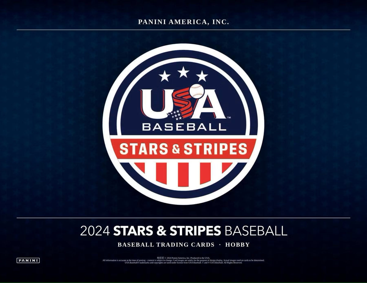 USA Baseball 2024 Panini Stars & Stripe Hobby Box Trading Cards product image 2, provided for visual reference and product
