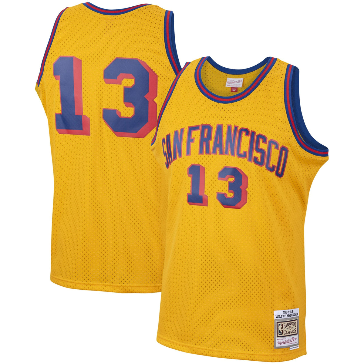 Wilt Chamberlain San Francisco Warriors Gold 1962-63 product image 1