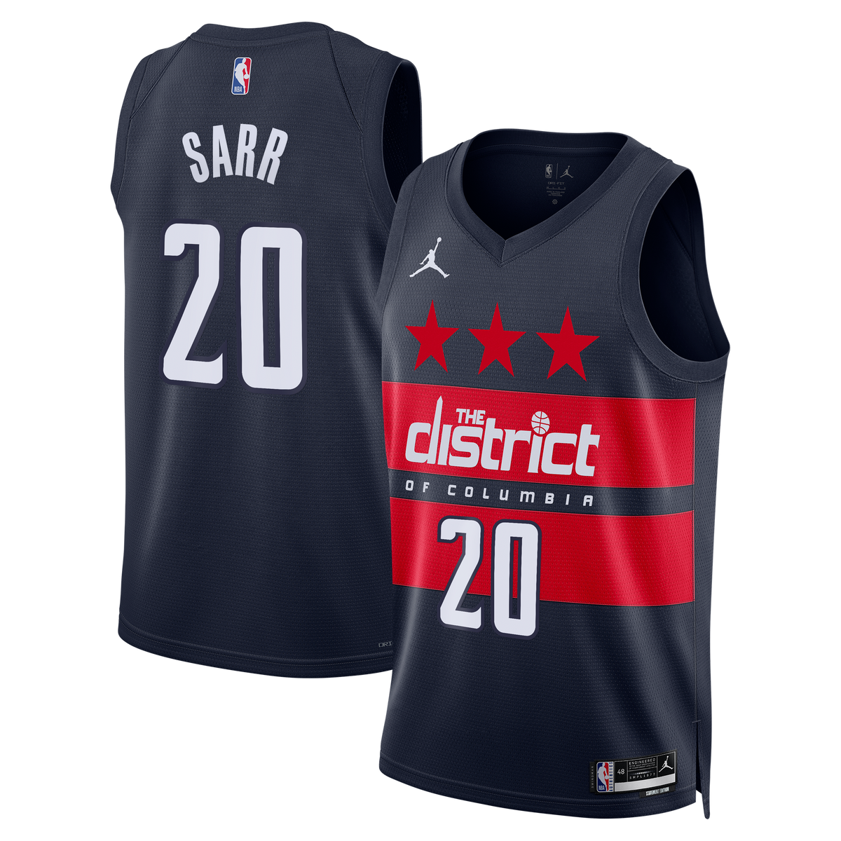 Alex Sarr Washington Wizards Statement Edition Swingman product image 1