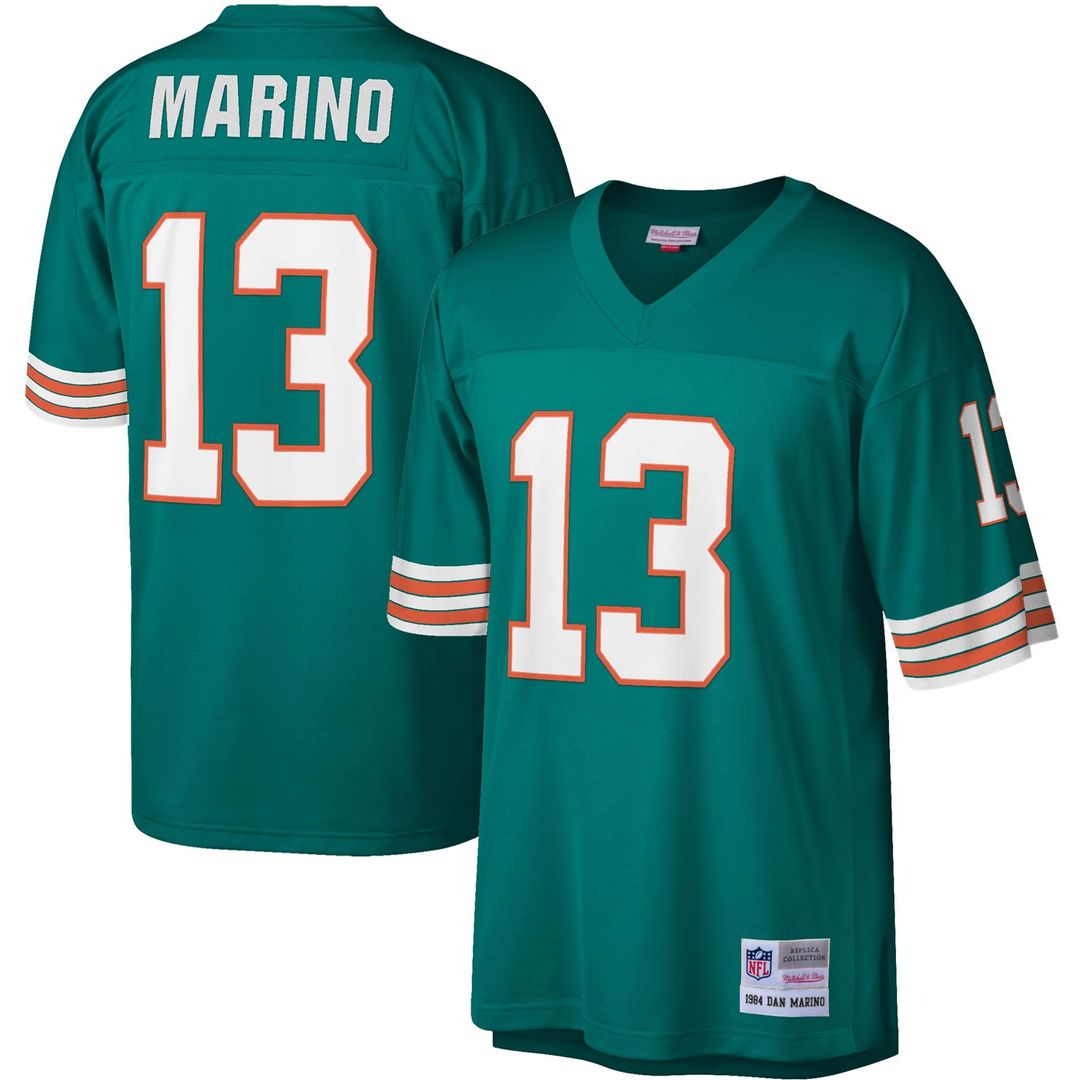 Miami Dolphins Dan Marino Mitchell & Ness Aqua Legacy product image 1