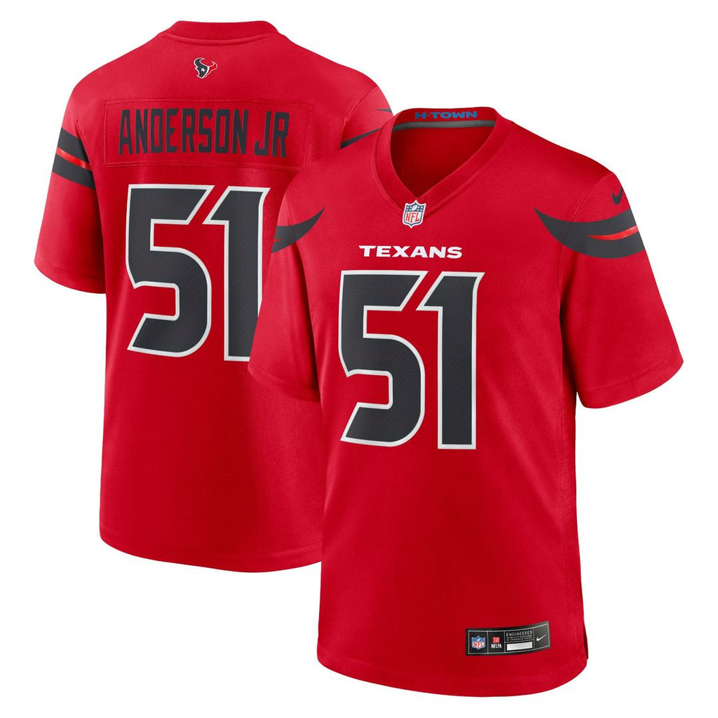 Houston Texans Will Anderson Jr. Nike Red Alternate Game product image 1