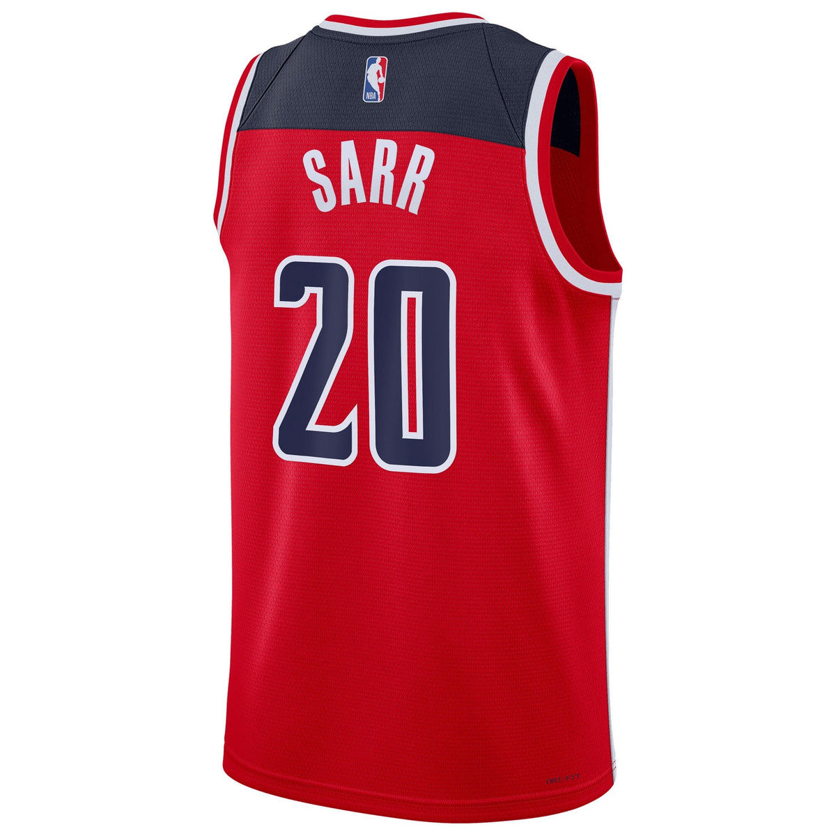 Alexandre Sarr Washington Wizards Icon Swingman Red Jersey product image 4