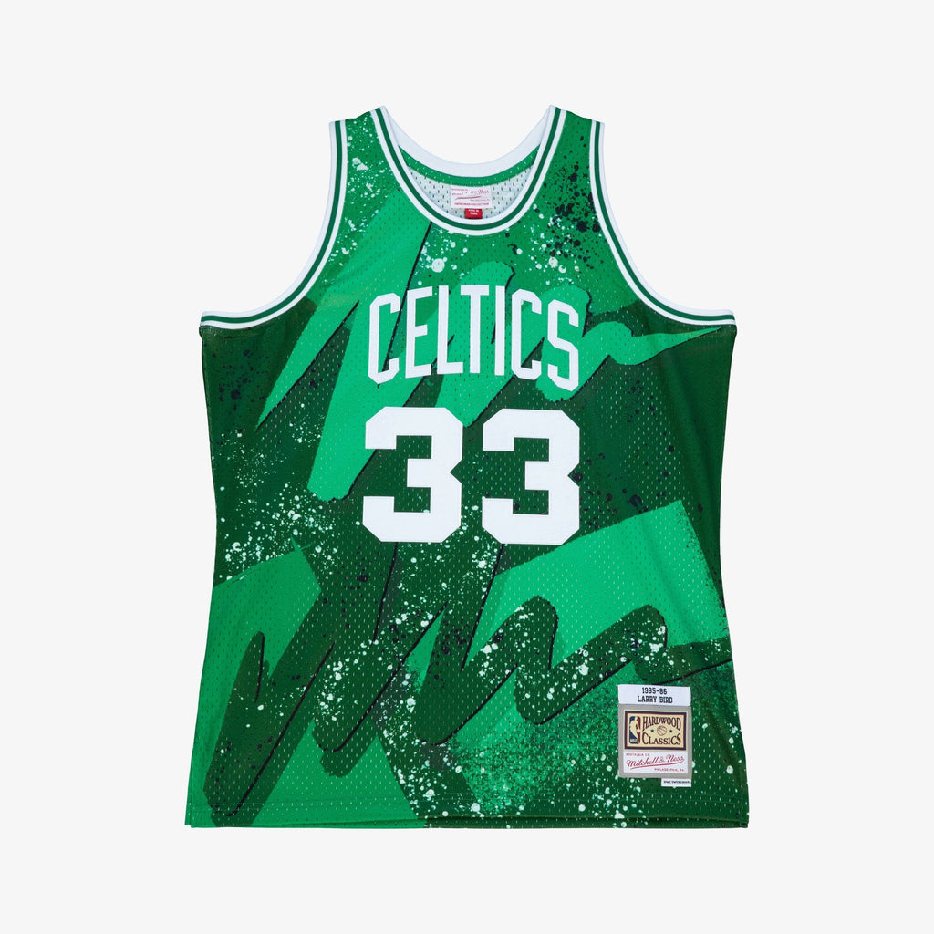 Larry Bird Boston Celtics 1985 Hyper Hoops Swingman Green product image 3