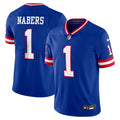 New York Giants Malik Nabers Nike Royal Alternate 2 Legacy product image 1