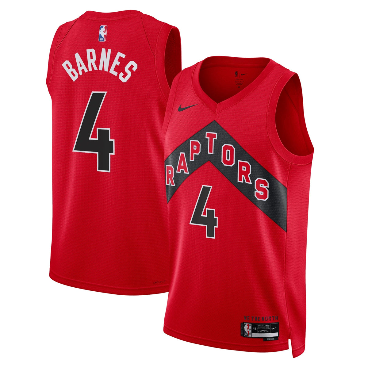 Scottie Barnes Toronto Raptors Icon Edition Swingman Red product image 1