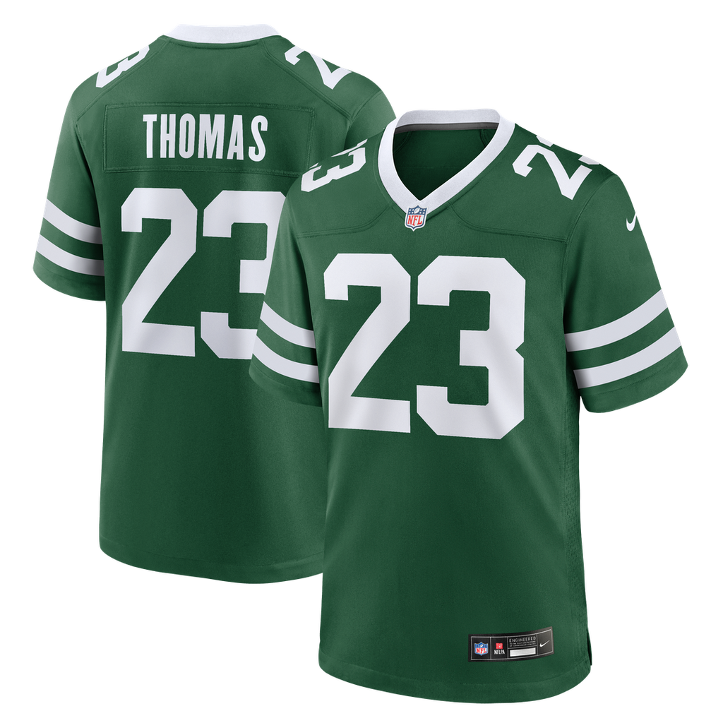 New York Jets Azareye'h Thomas Nike Legacy Green Game Jersey product image 1