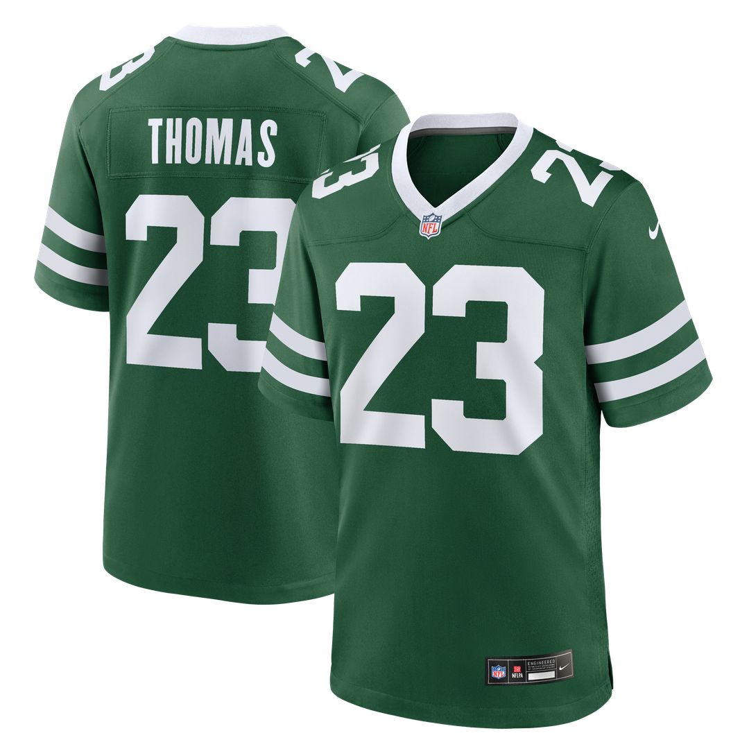 New York Jets Azareye'h Thomas Nike Legacy Green Game Jersey product image 1