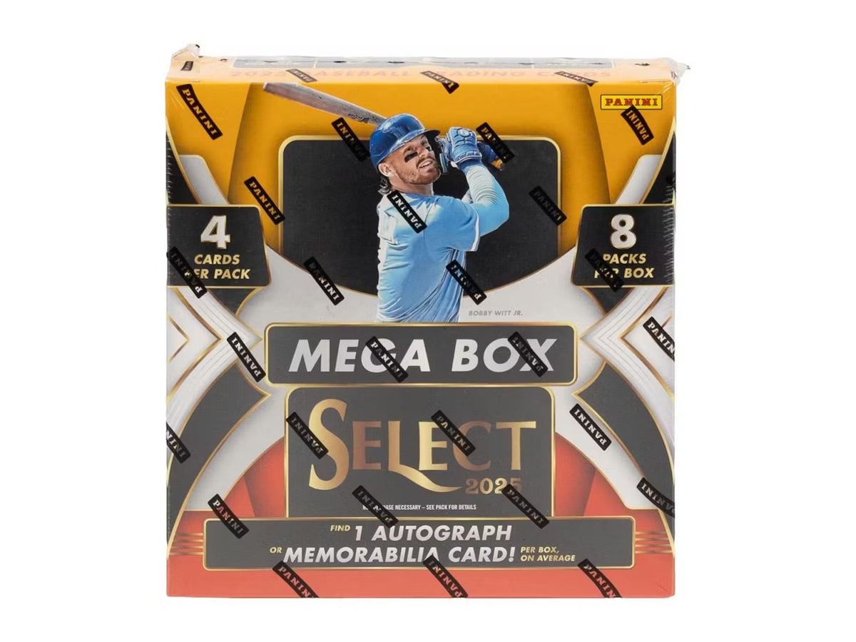 MLB 2025 Panini Select Baseball Hobby Mega Box Trading Cards product image 1, provided for visual reference and product
