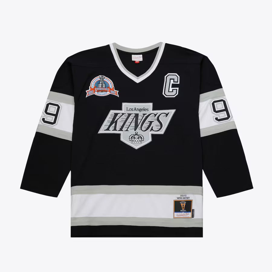Wayne Gretzky Los Angeles Kings NHL Mitchell & Ness Men Black 1992/93 Power Play Authentic Jersey product image 2, provided