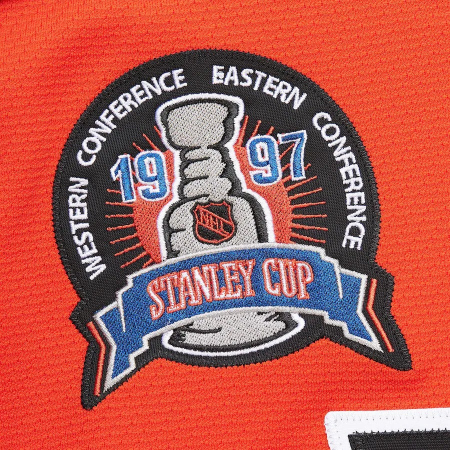 Eric Lindros Philadelphia Flyers NHL Mitchell & Ness Men Orange 1996-97 Power Play Authentic Jersey product image 5,