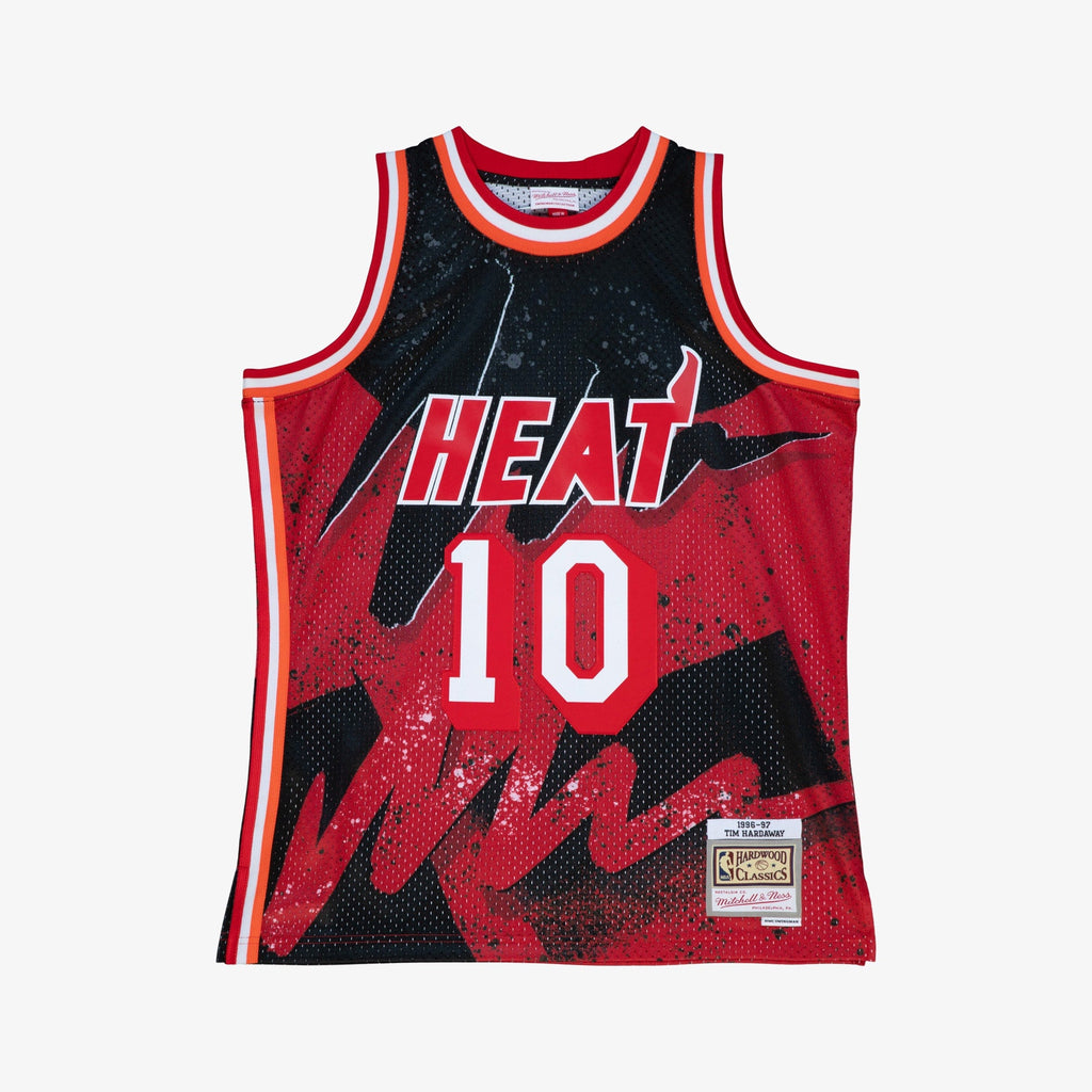 Tim Hardaway Miami Heat 1996 Hyper Hoops Swingman Scarlet product image 3