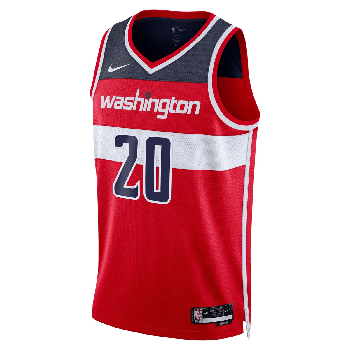 Alexandre Sarr Washington Wizards Icon Swingman Red Jersey product image 3