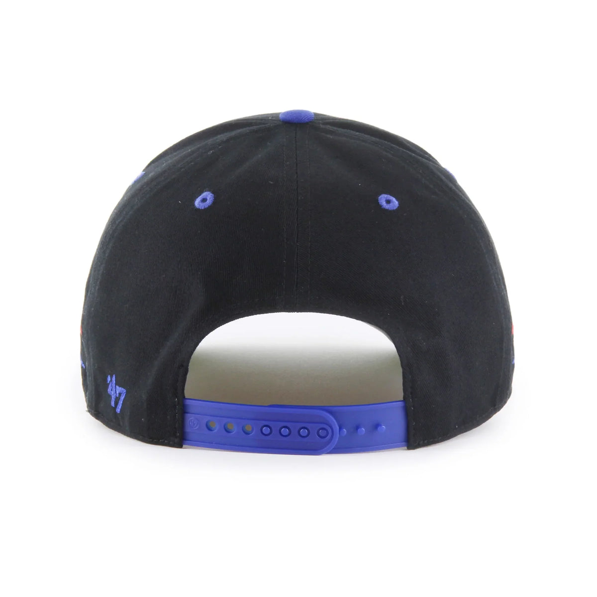 Edmonton Oilers NHL 47 Brand Men Black Diamond Hitch Snapback Hat product image 6, provided for visual reference and product