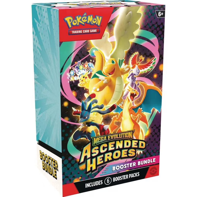 Pokémon TCG Mega Evolution Ascended Heroes Booster Bundle product image 1, provided for visual reference and product detail