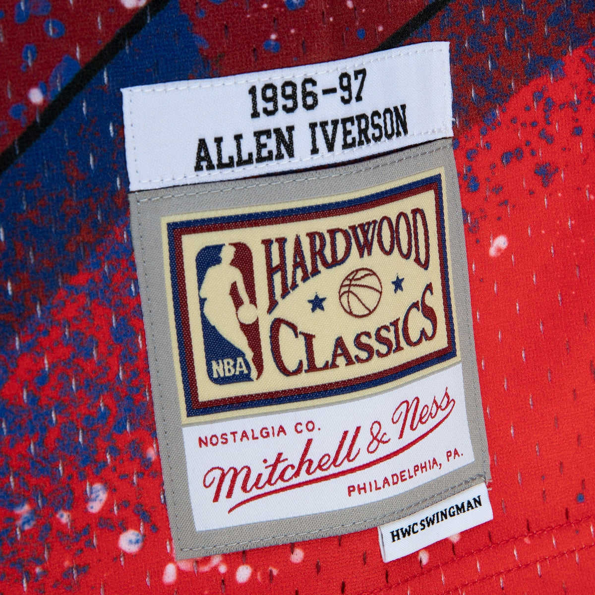 Allen Iverson Philadelphia 76ers 1996 Hyper Hoops Swingman product image 6