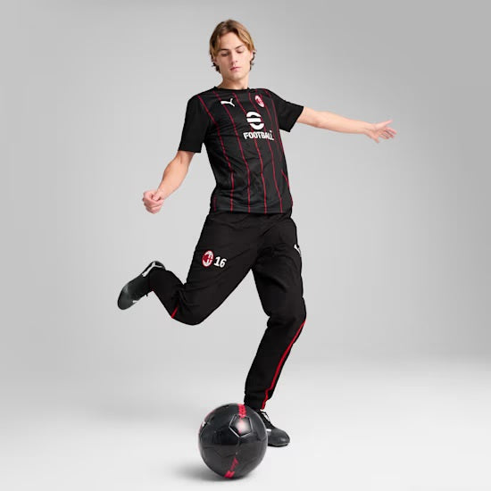AC Milan Serie A Puma Men Black 2024/25 Pre-Match Jersey product image 5, provided for visual reference and product detail