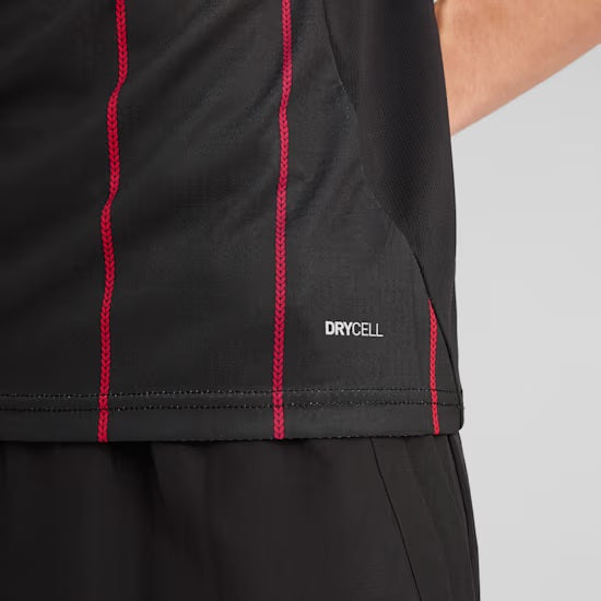 AC Milan Serie A Puma Men Black 2024/25 Pre-Match Jersey product image 7, provided for visual reference and product detail