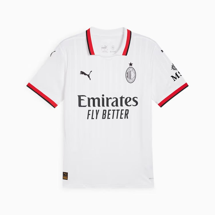 AC Milan Serie A Puma Men White 2024/25 Replica Jersey product image 1, provided for visual reference and product detail