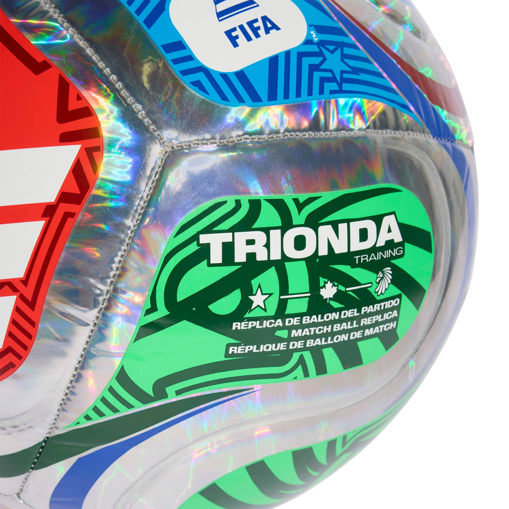 Adidas 2026 FIFA World Cup Trionda Training Foil Soccer Ball product image 4, provided for visual reference and product