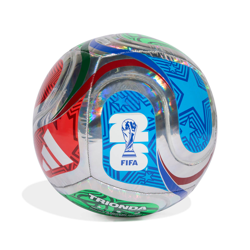 Adidas 2026 FIFA World Cup Trionda Training Foil Soccer Ball product image 1, provided for visual reference and product