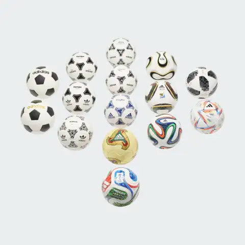 Adidas FIFA 1970-2026 World Cup Historical Mini Soccer Ball Set - Size 1 product image 8, provided for visual reference and