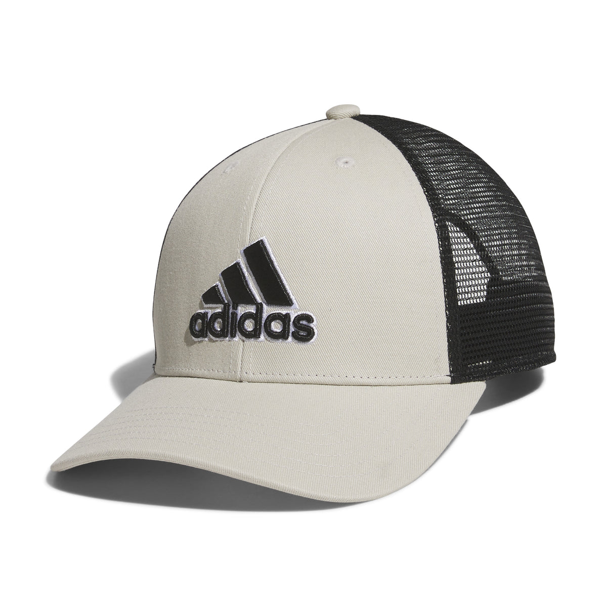 Adidas Men Beige Trucker Snapback Hat product image 1, provided for visual reference and product detail review
