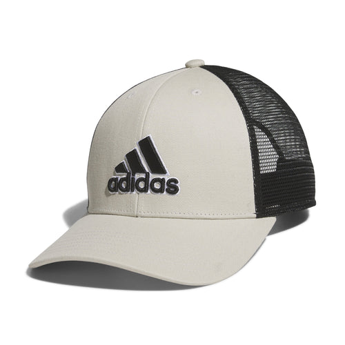 Adidas Men Beige Trucker Snapback Hat product image 1, provided for visual reference and product detail review