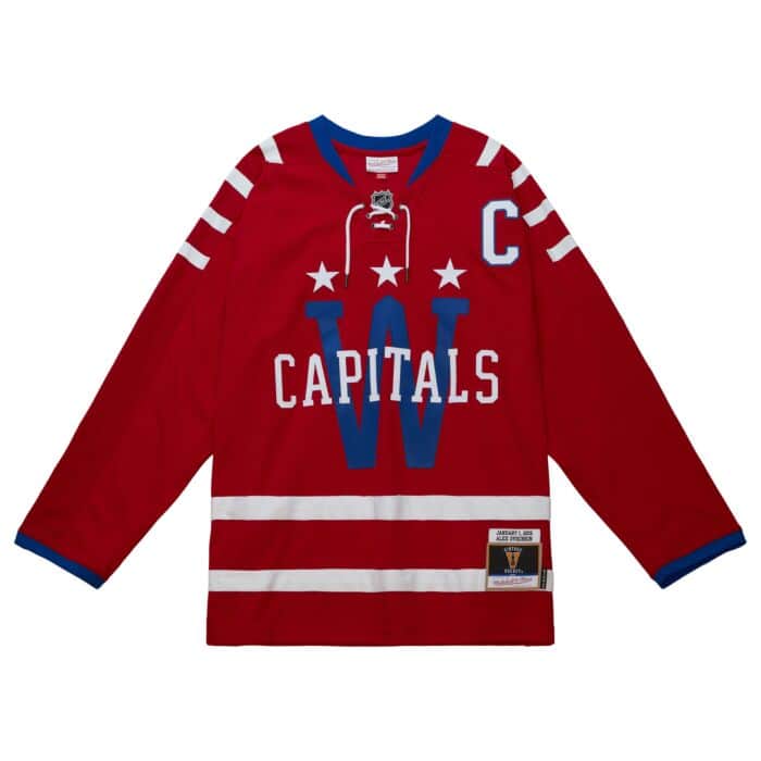 Alexander Ovechkin NHL Mitchell & Ness Men Red 2015 Blue Line Authentic Jersey product image 2, provided for visual