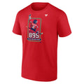 Alexander Ovechkin Washington Capitals NHL Fanatics Branded Men Red 895 All-Time Leading Goal Scorer Locker Room T-Shirt