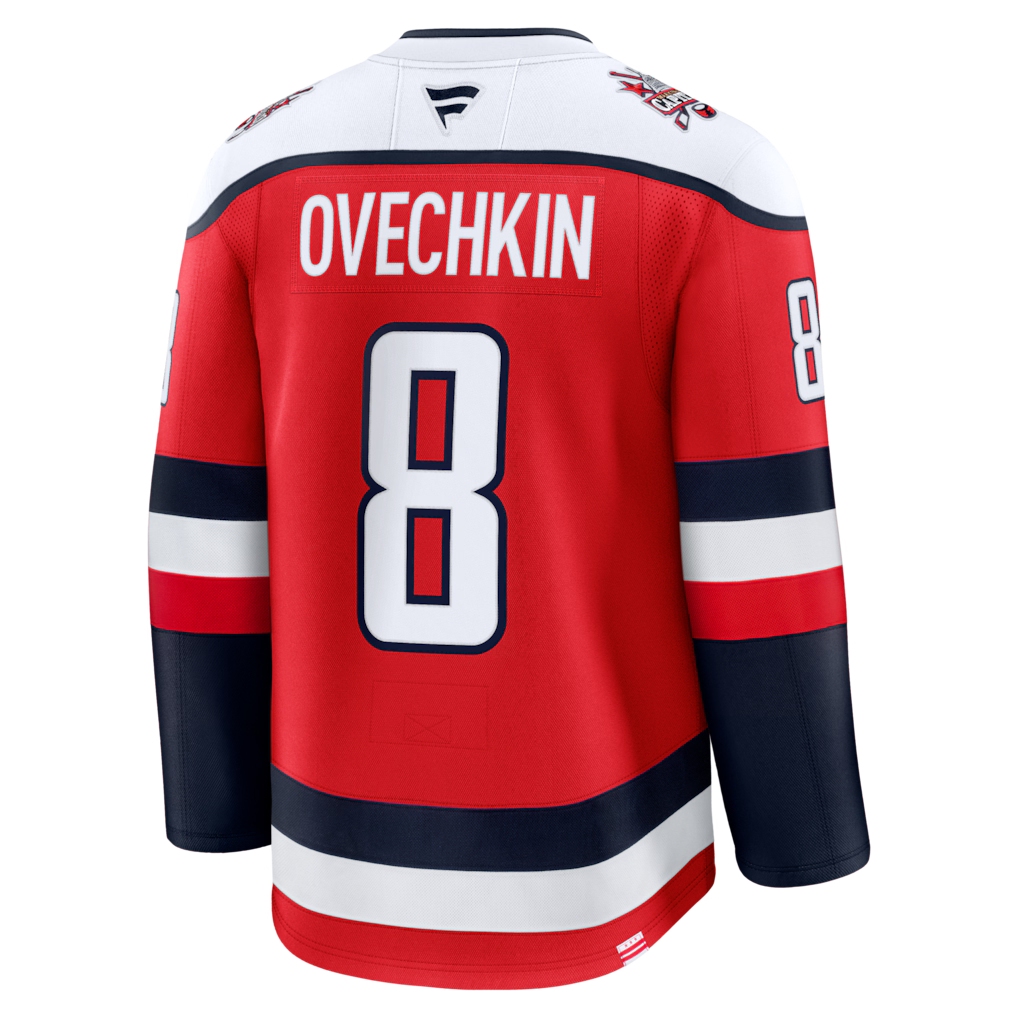 Alexander Ovechkin Washington Capitals NHL Fanatics Branded Men Red Alternate Premium Jersey product image 1, provided for
