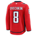 Alexander Ovechkin Washington Capitals NHL Fanatics Branded Men Red Premium Jersey product image 1, provided for visual
