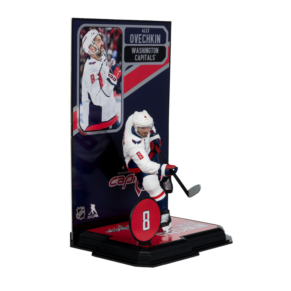 Alexander Ovechkin Washington Capitals NHL McFarlane Toys White Uniform Legacy Series 7" Action Figure product image 3,