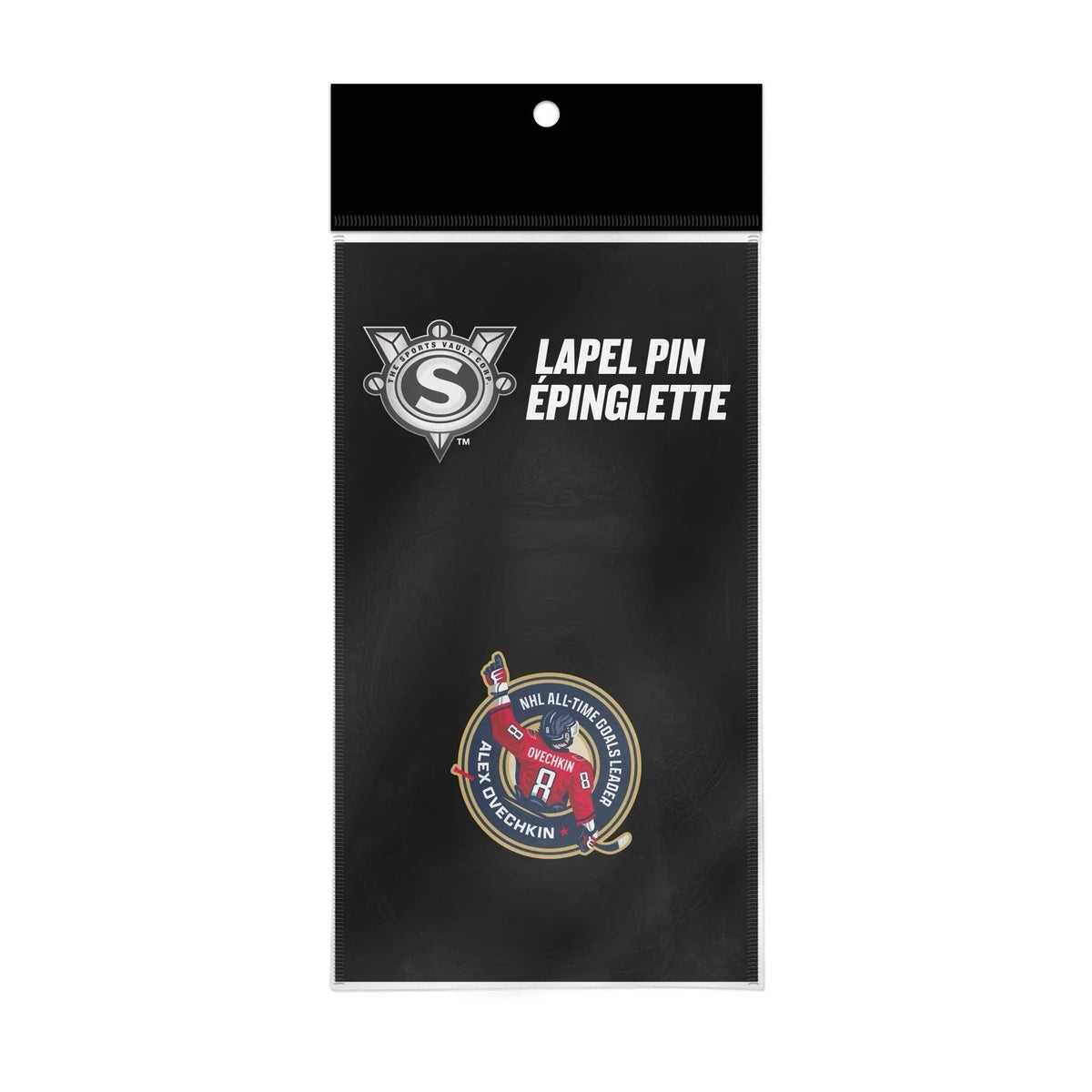 Alexander Ovechkin Washington Capitals NHL TSV 895 Goals Collector Enamel Pin product image 2, provided for visual reference