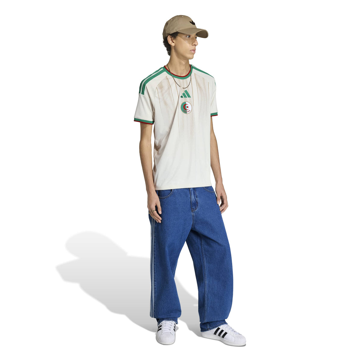Algeria National Team FIFA Adidas Men White 2026 Replica Home Jersey product image 5, provided for visual reference and